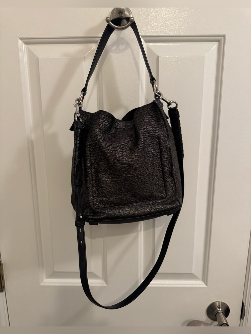 AllSaints Leather Hobo Bag - Picture 2 of 6